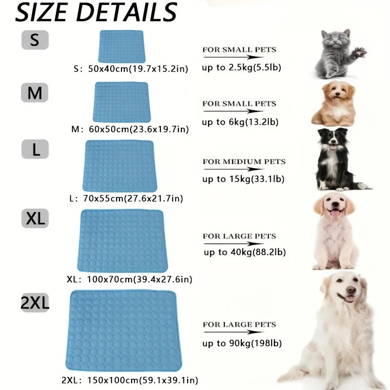 Dog Cooling Mat for Summer – Extra Large