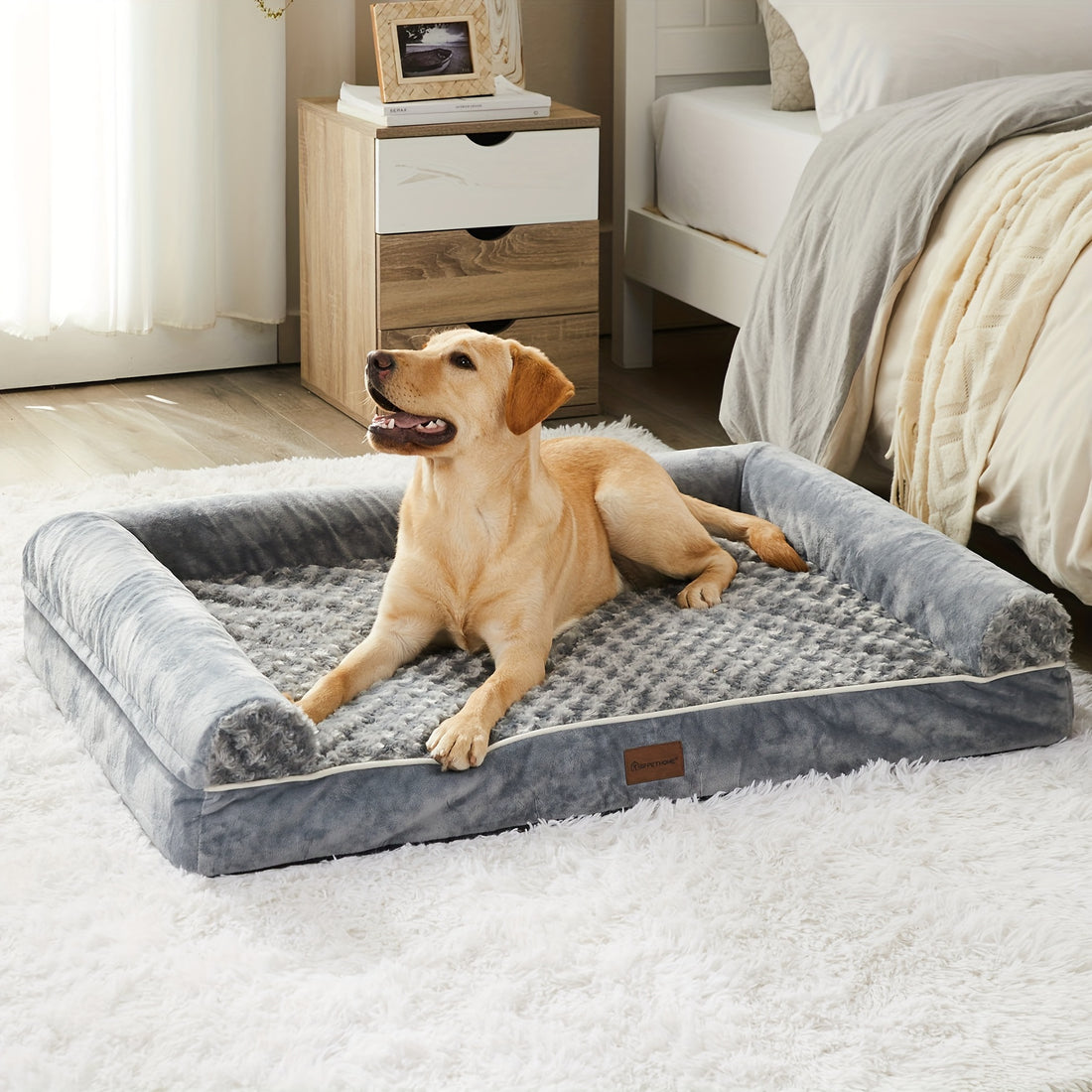 Comfy Sofa-Style Dog Bed